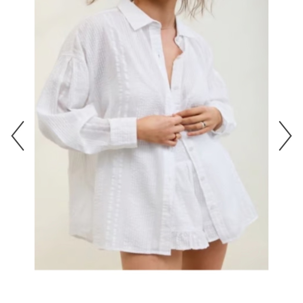Aerie Seersucker Button Down